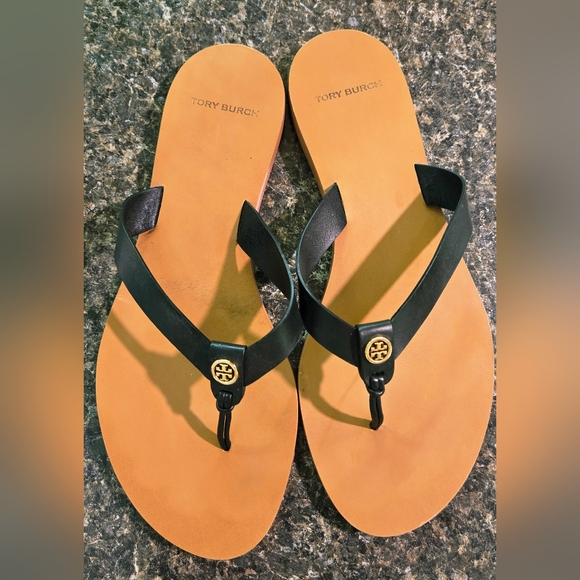 Tory Burch Shoes - Tory Burch Black and Brown Sandals